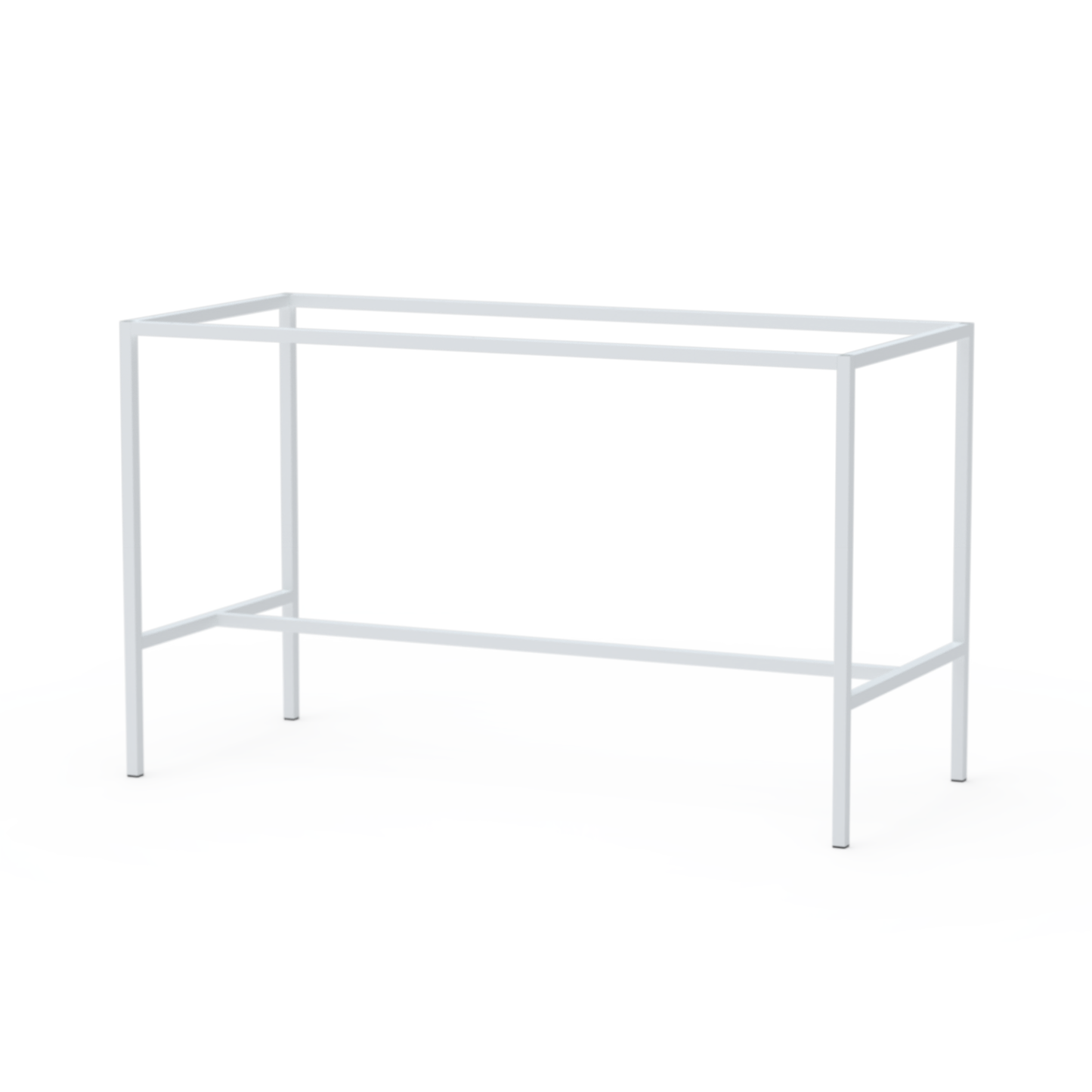 Stehtischgestell FE-HTG-0002 für Tischplattengröße 180x80cm, weiß