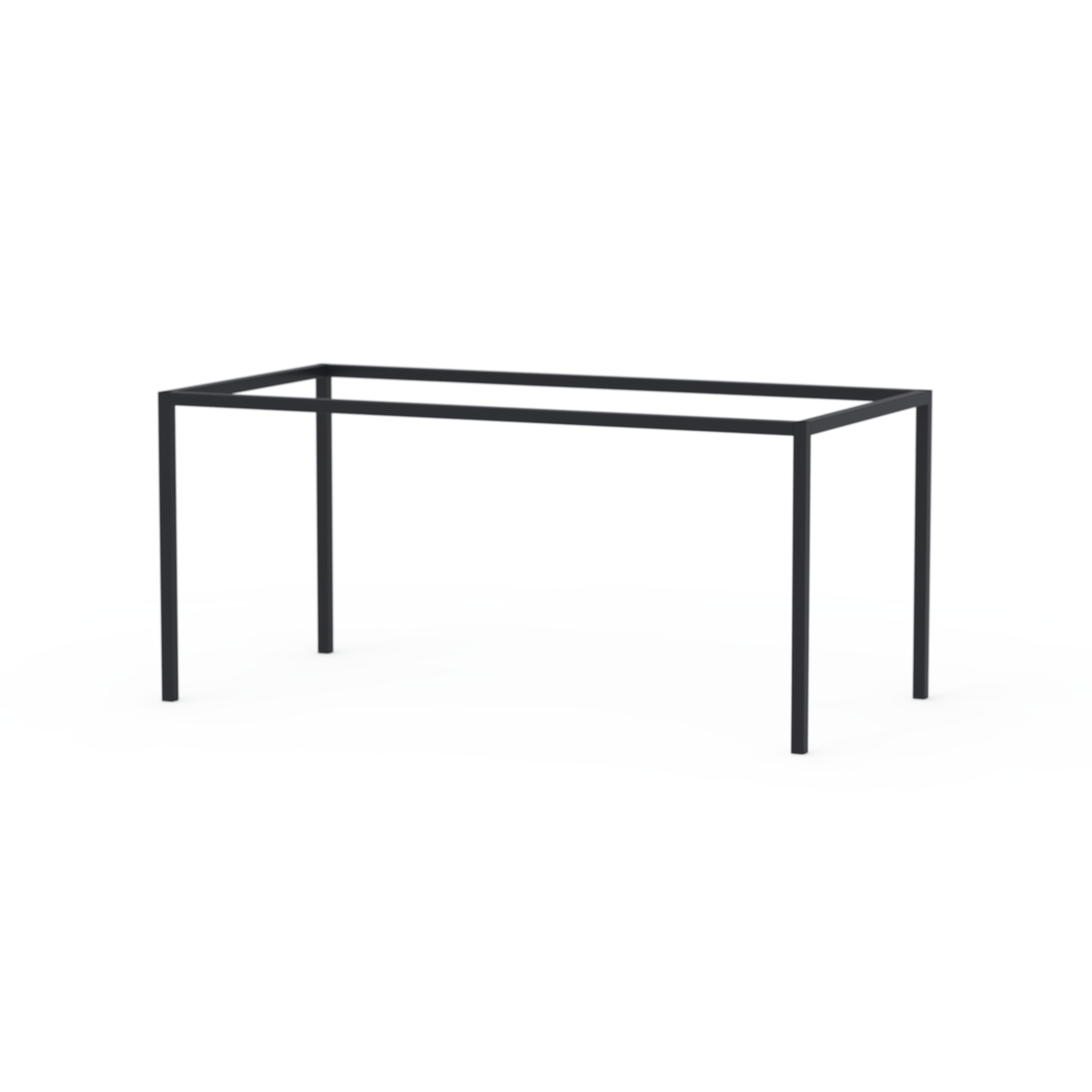 Tischgestell FE-TG-0002 für Tischplattengröße 160x80cm, schwarz