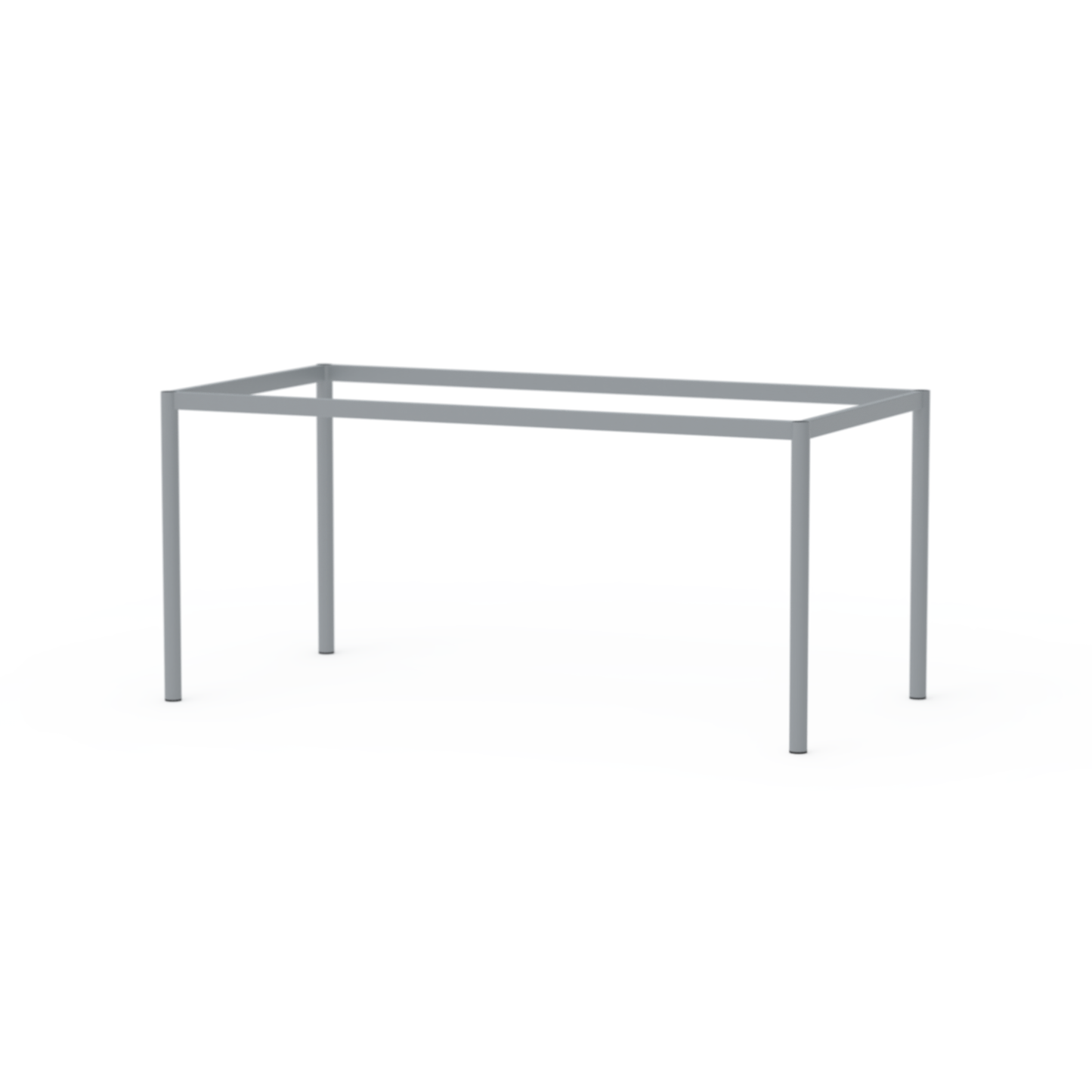 Tischgestell FE-TG-0006 für Tischplattengröße 160x80cm, silber