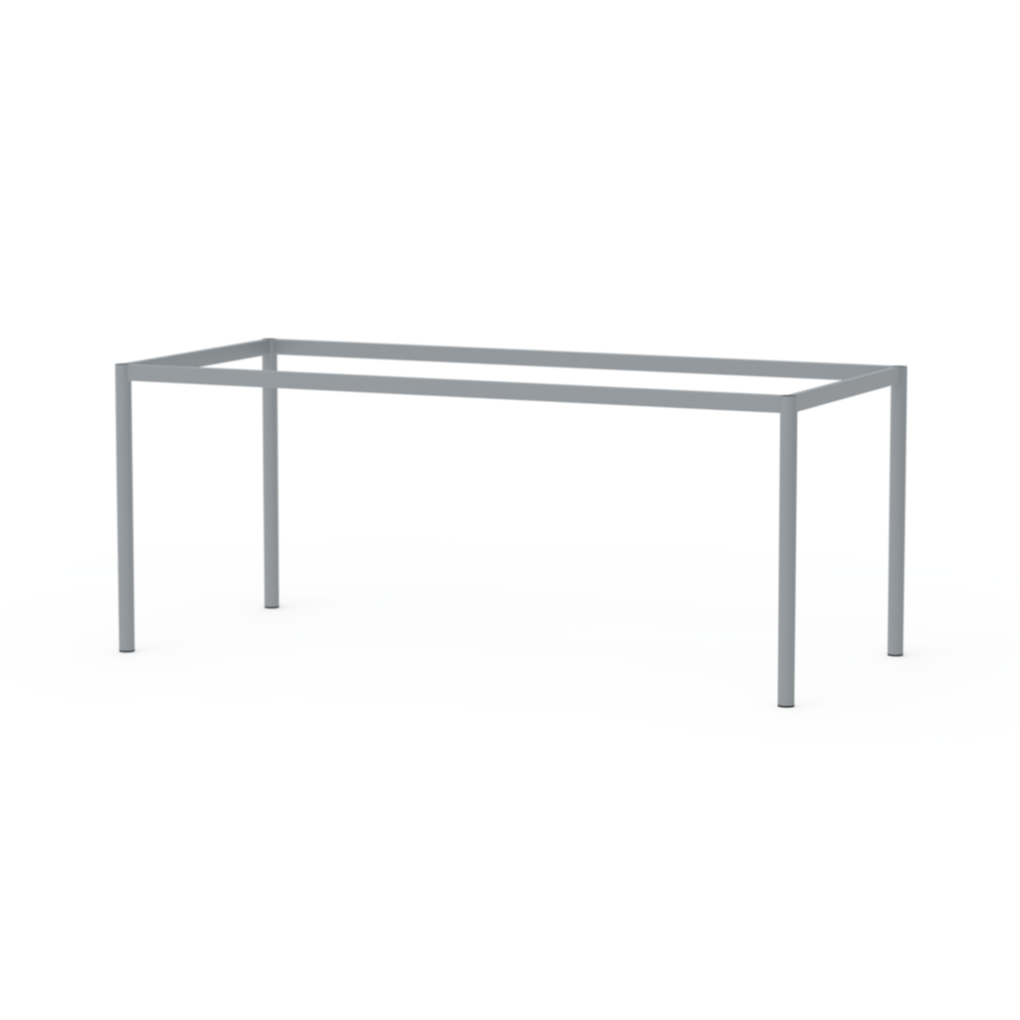 Tischgestell FE-TG-0006 für Tischplattengröße 180x80cm, silber