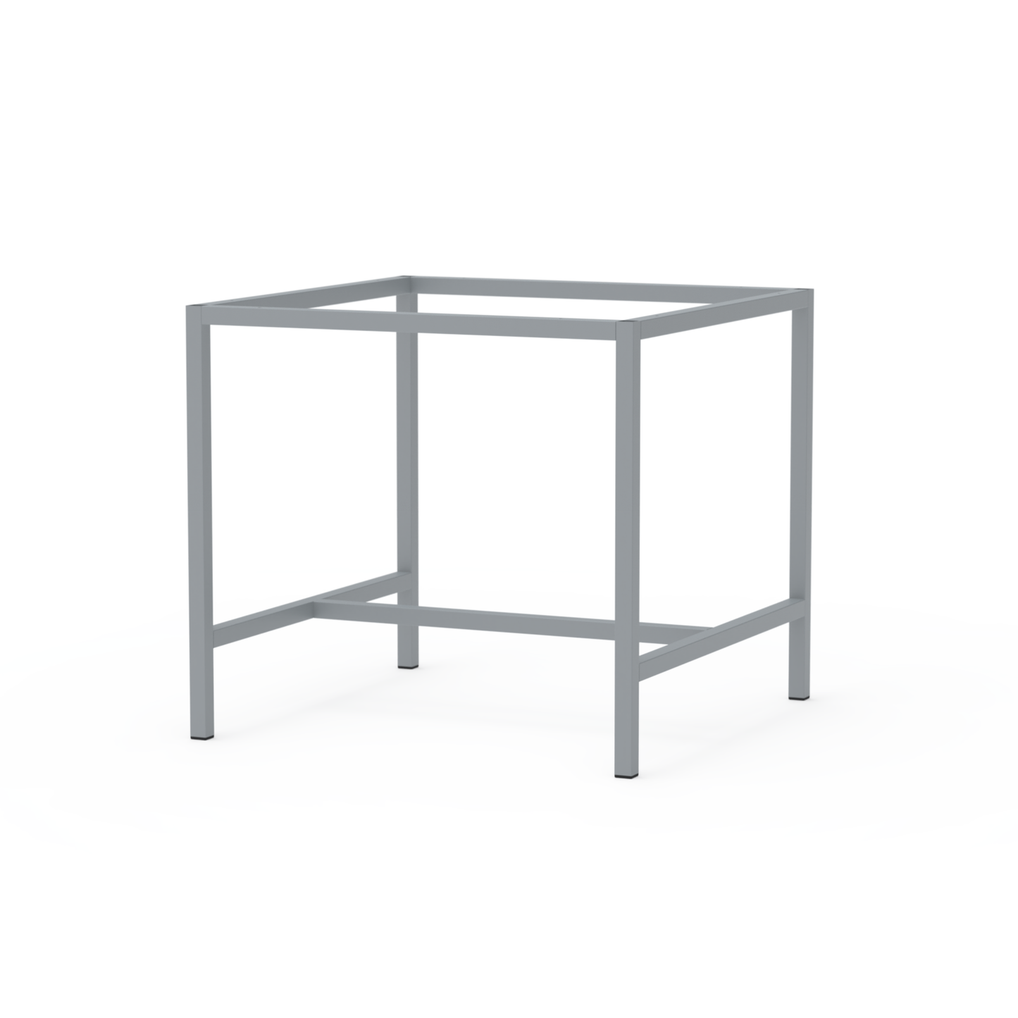 Tischgestell FE-TG-0009 für Tischplattengröße 80x80cm, silber