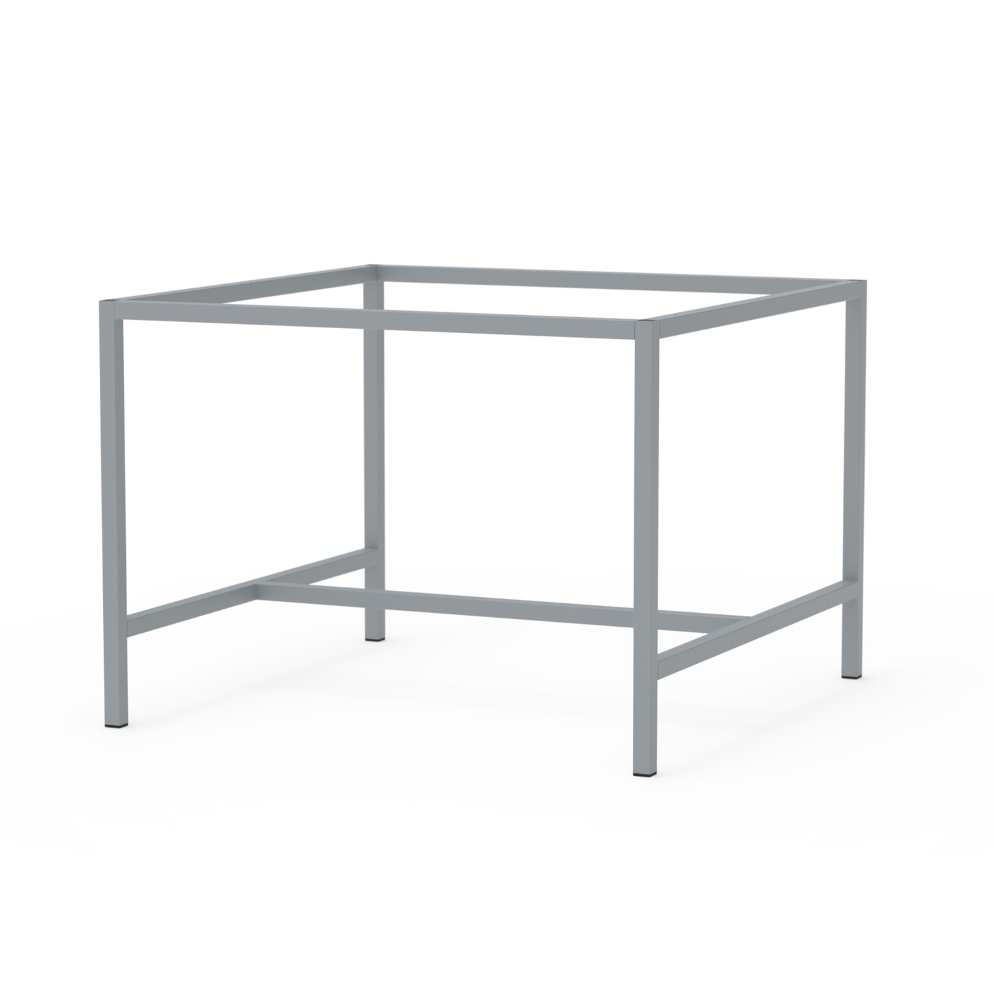 Tischgestell FE-TG-0009 für Tischplattengröße 100x100cm, silber