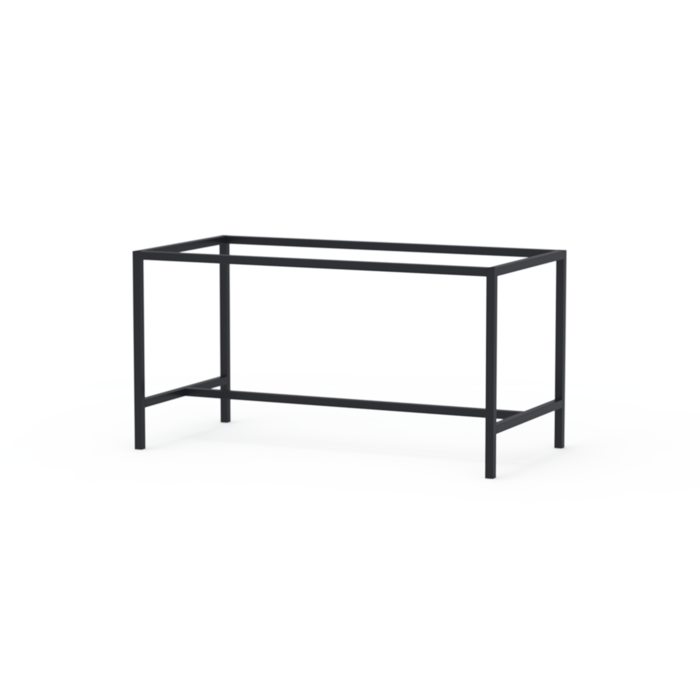 Tischgestell FE-TG-0010 für Tischplattengröße 140x70cm, schwarz