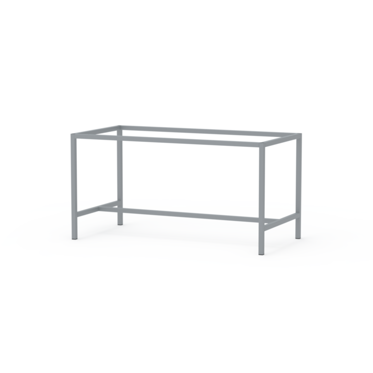 Tischgestell FE-TG-0010 für Tischplattengröße 140x70cm, silber