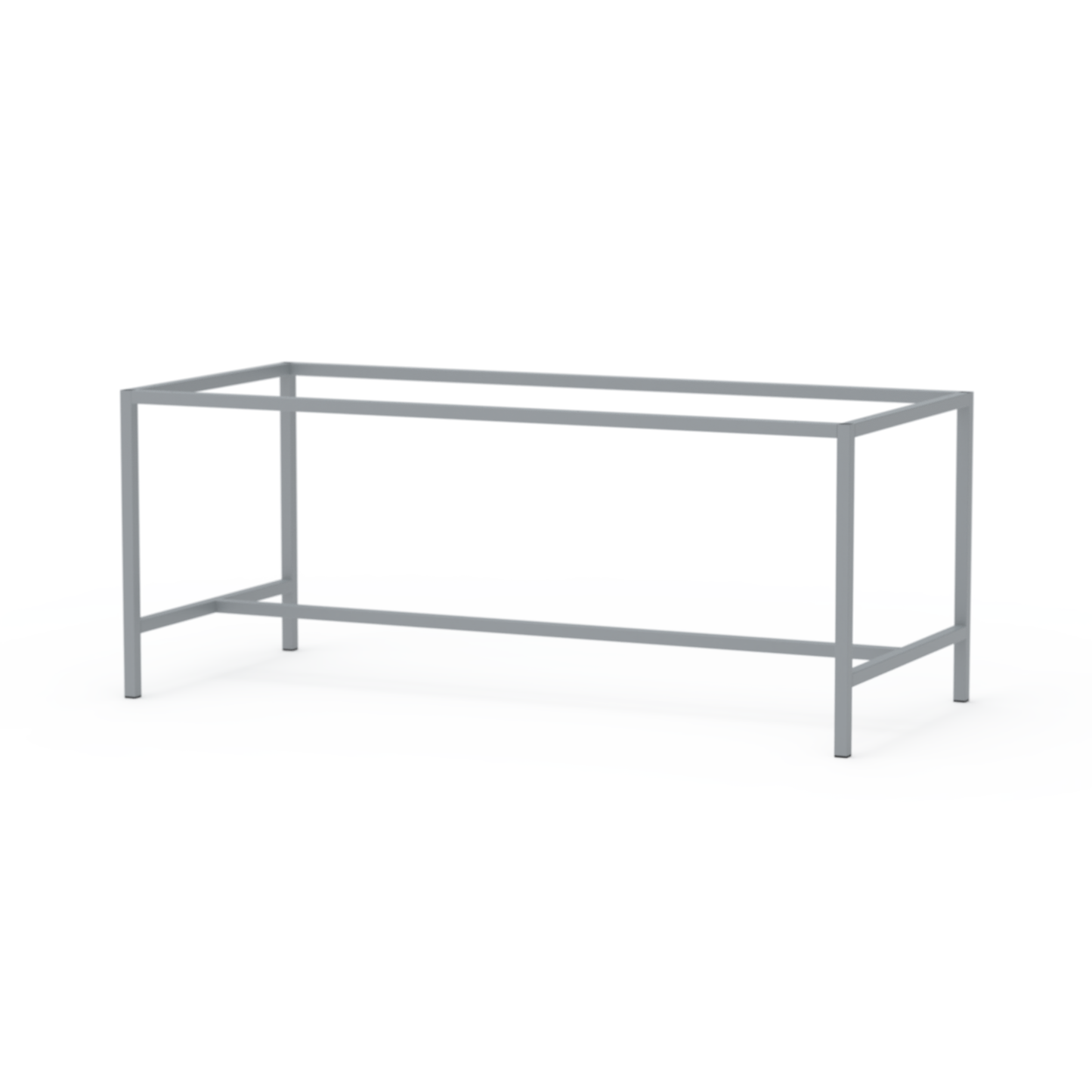 Tischgestell FE-TG-0010 für Tischplattengröße 180x80cm, silber