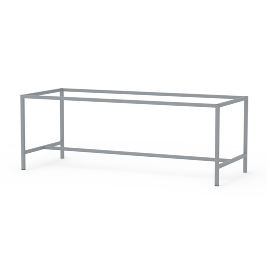 Tischgestell FE-TG-0010 für Tischplattengröße 200x80cm, silber