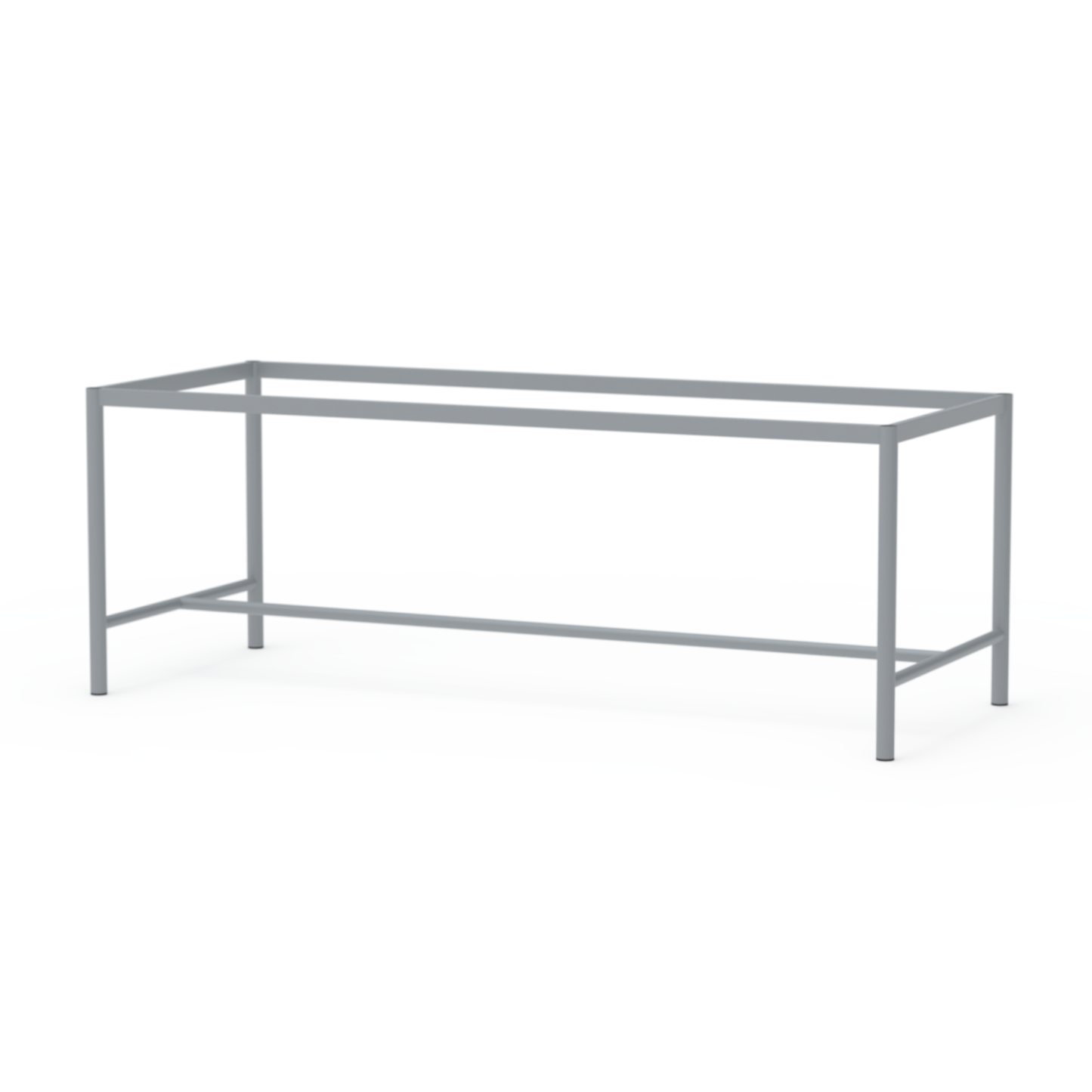 Tischgestell FE-TG-0012 für Tischplattengröße 200x80cm, silber