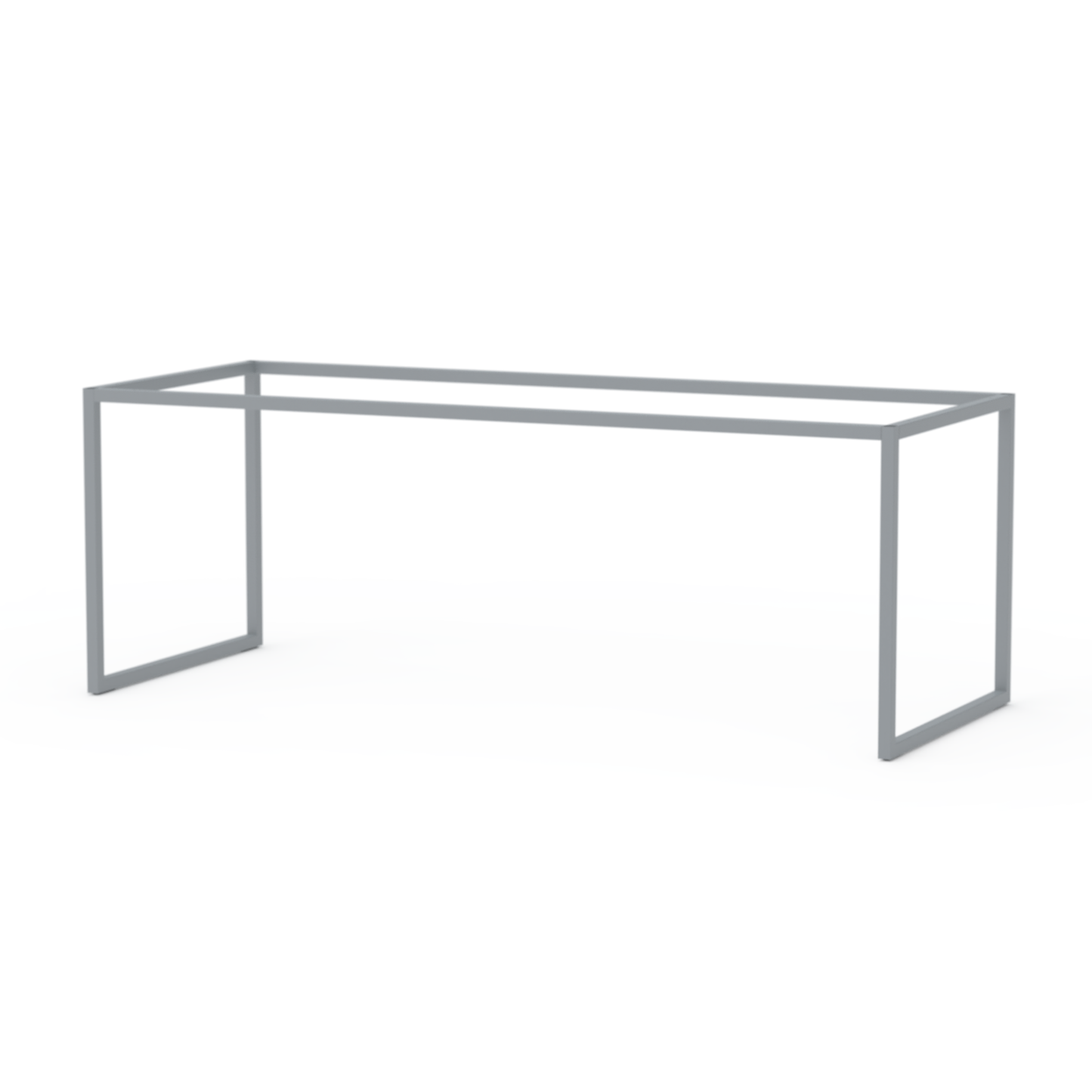 Tischgestell FE-TG-0016 für Tischplattengröße 200x80cm, silber