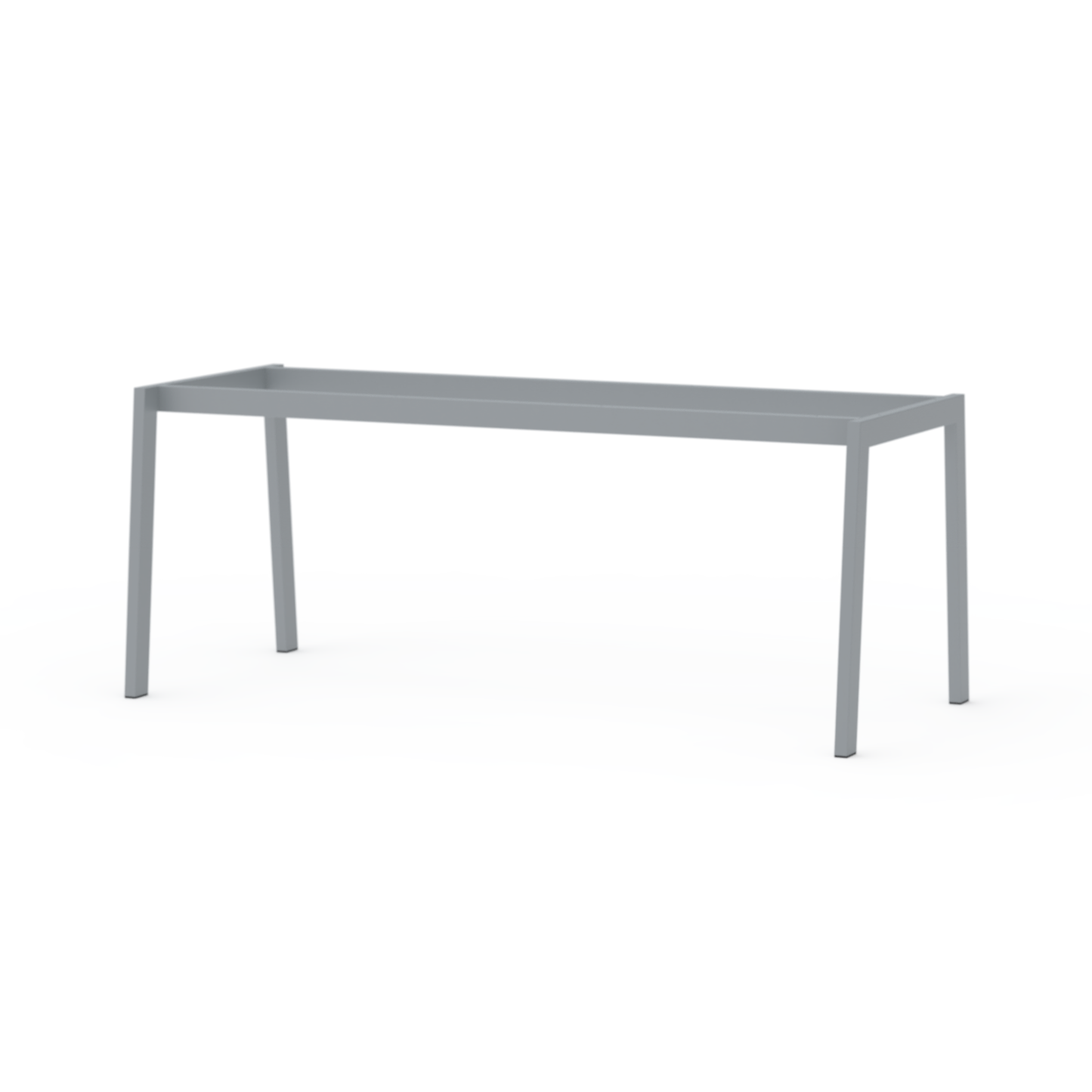 Tischgestell FE-TG-0020 für Tischplattengröße 180x80cm, silber